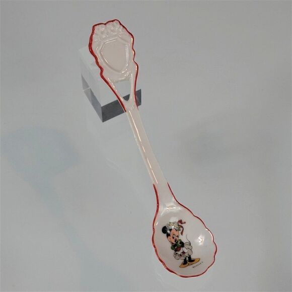 Vintage DISNEY Germany Minnie Mouse Spoon Reutter Porzelan - Picture 1 of 14